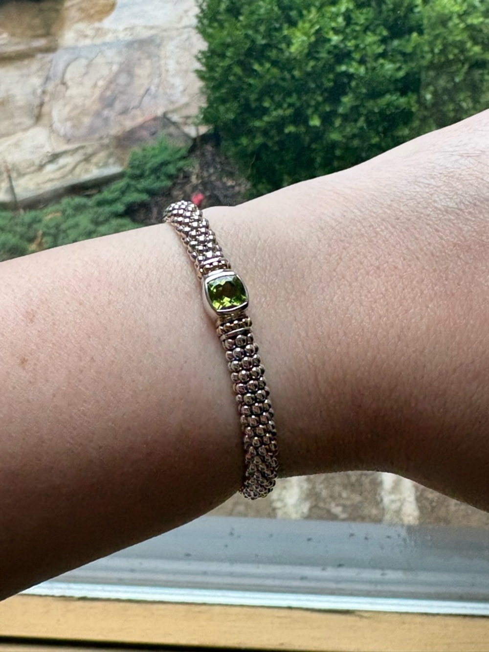 Lagos peridot bracelet